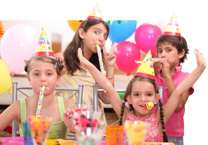 Crianças em festa representando buffet infantil - Buffetmax